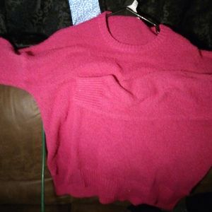 Women's XL hot pink sweater